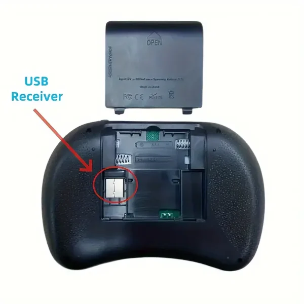 i8 2.4G Mini wireless keyboard with touchpad | 7-color Backlight ,plug and play | Super cool design | Perfect for Android TV Box, Smart TV, Projector, PS3 - Image 11