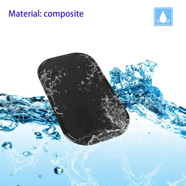 1 Pc Car Dashboard Sticky Pad | Anti-Slide Fixate Sticky Mat Pad for Car Dashboard | Anti-Slide Sticky Pad for Cell Phone, Keys, Glass, Mirrors (Black) - Image 7