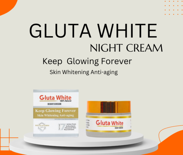 Gluta White Extreme Stronger Light Up And Anti-Aging Day & Night Cream | 50gram - Image 4