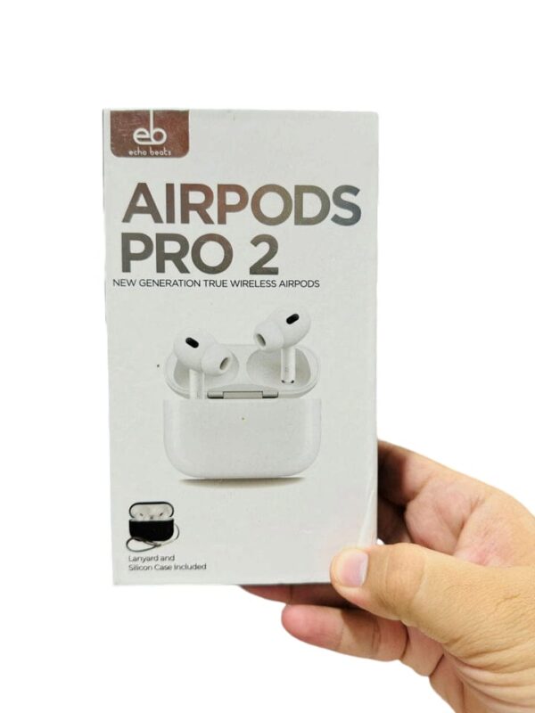 Echo Beat Airpods Pro 02 | Best Quality Airpods Pro 02 - Echo Beat Airpods - White Color - Image 8