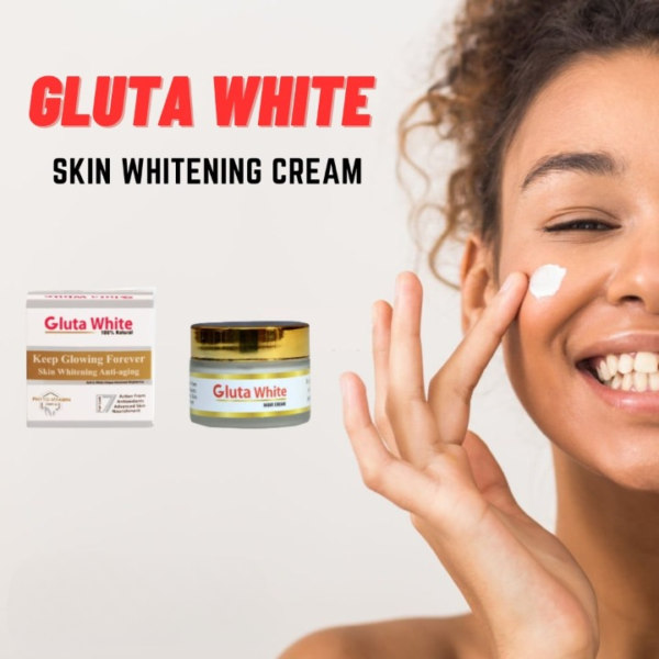 Gluta White Extreme Stronger Light Up And Anti-Aging Day & Night Cream | 50gram - Image 5