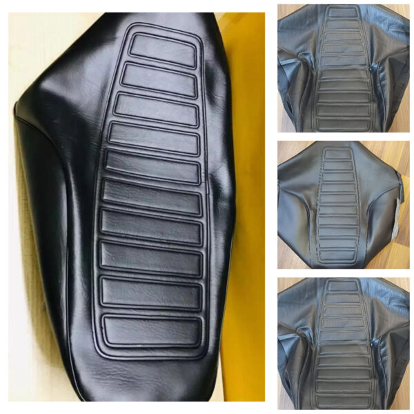 Motor Bike Comfortable Seat Cover Black For CG 125 Bike | Best Quality Seat Cover For CG-125 Motorcycle ( Random Design )