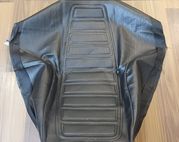 Motor Bike Comfortable Seat Cover Black For CG 125 Bike | Best Quality Seat Cover For CG-125 Motorcycle ( Random Design ) - Image 5