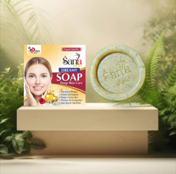 Pack of 07 - Sana Gold Magic Soap | Powerful Herbal Formula | Guaranteed Results | Best Quality Soap For Skin Care - Image 7