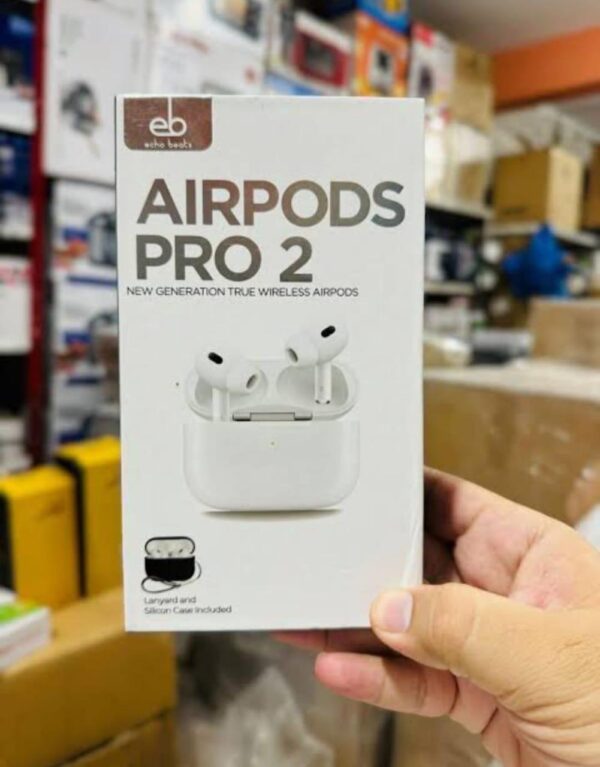 Echo Beat Airpods Pro 02 | Best Quality Airpods Pro 02 - Echo Beat Airpods - White Color - Image 4