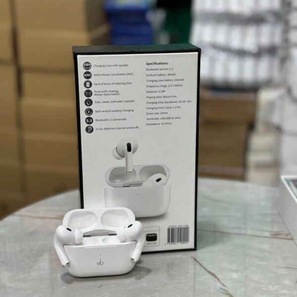 Echo Beat Airpods Pro 02 | Best Quality Airpods Pro 02 - Echo Beat Airpods - White Color - Image 7