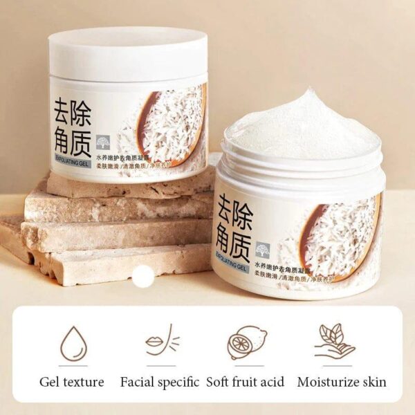 Bioaqua Brightening & Exfoliating Rice Gel Face Scrub - 100g | Best Quality Face Scrub - Image 2