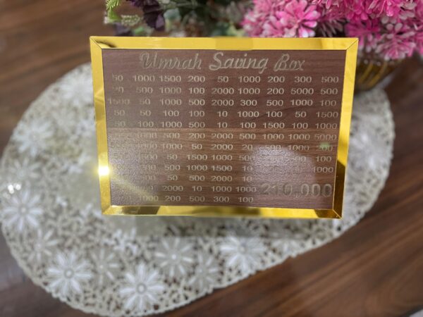 Umrah Saving Box - Box For Umrah Saving | Umrah Saving Box - Best Quality Umrah Saving Box - 210,000 Umrah Saving Box ( Random Design ) - Image 2