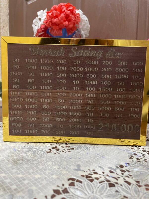 Umrah Saving Box - Box For Umrah Saving | Umrah Saving Box - Best Quality Umrah Saving Box - 210,000 Umrah Saving Box ( Random Design ) - Image 4