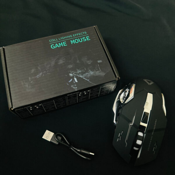Wireless & Rechargeable Gaming Mouse LED Light Mouse | Ultimate Gaming Wireless Mouse For Laptop PC Computer Gamer - Image 7
