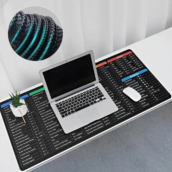 Shortcut Keyboard MAT Office PS Lock Edge CAD/WO/AI/Excel/CDR/PPT Keyboard Table Mat Consignment 30x80cm - Image 4