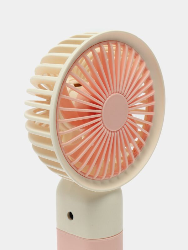 Rechargeable and portable Fan | Handheld, USB Charging with Mobile Phone Stand | Portable Mini Desk Fan | Rechargeable USB Battery Operated-Handheld table Fan (Random Color)  - Image 6