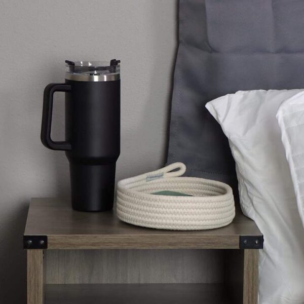 Insulated Tumbler with Handle Straw 40oz Stainless Steel Vacuum Cup Thermal Mug for Ice Coffee Travel Car Cup 1200ML (Black) - Image 4