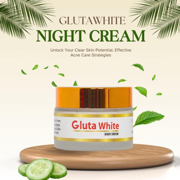 Gluta White Extreme Stronger Light Up And Anti-Aging Day & Night Cream | 50gram - Image 3